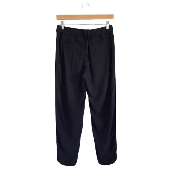 NWT Madewell Track Trousers Draped Drawstring Pull On Pant Black XS - Picture 6 of 15